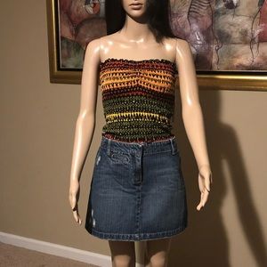 Mini Blue Jean Skirt